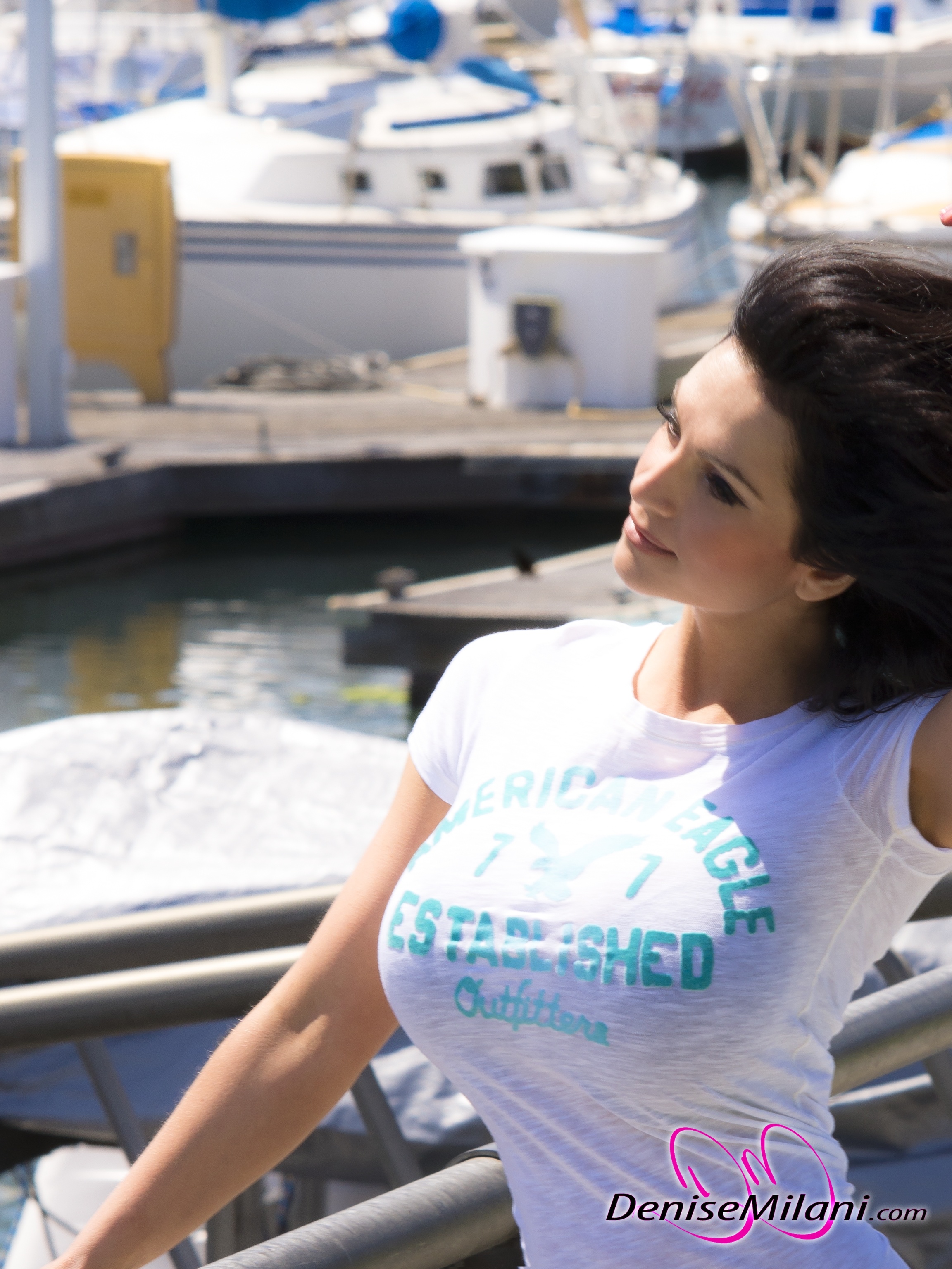 White Shirt at the Beach 013